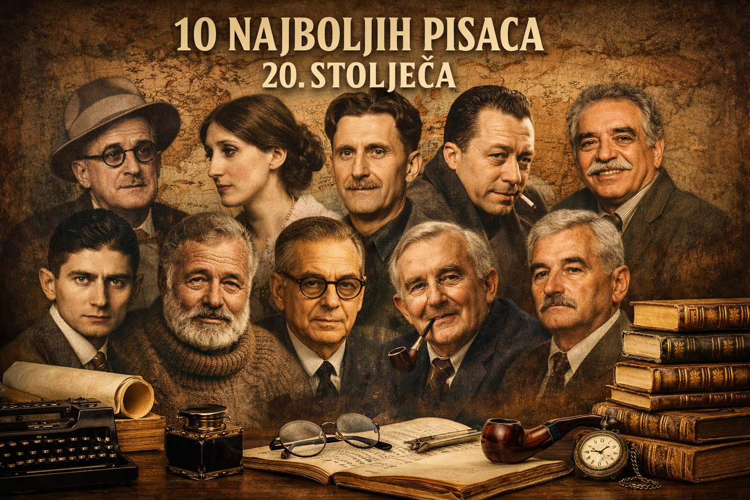 10 najboljih pisaca 20 stoljeća